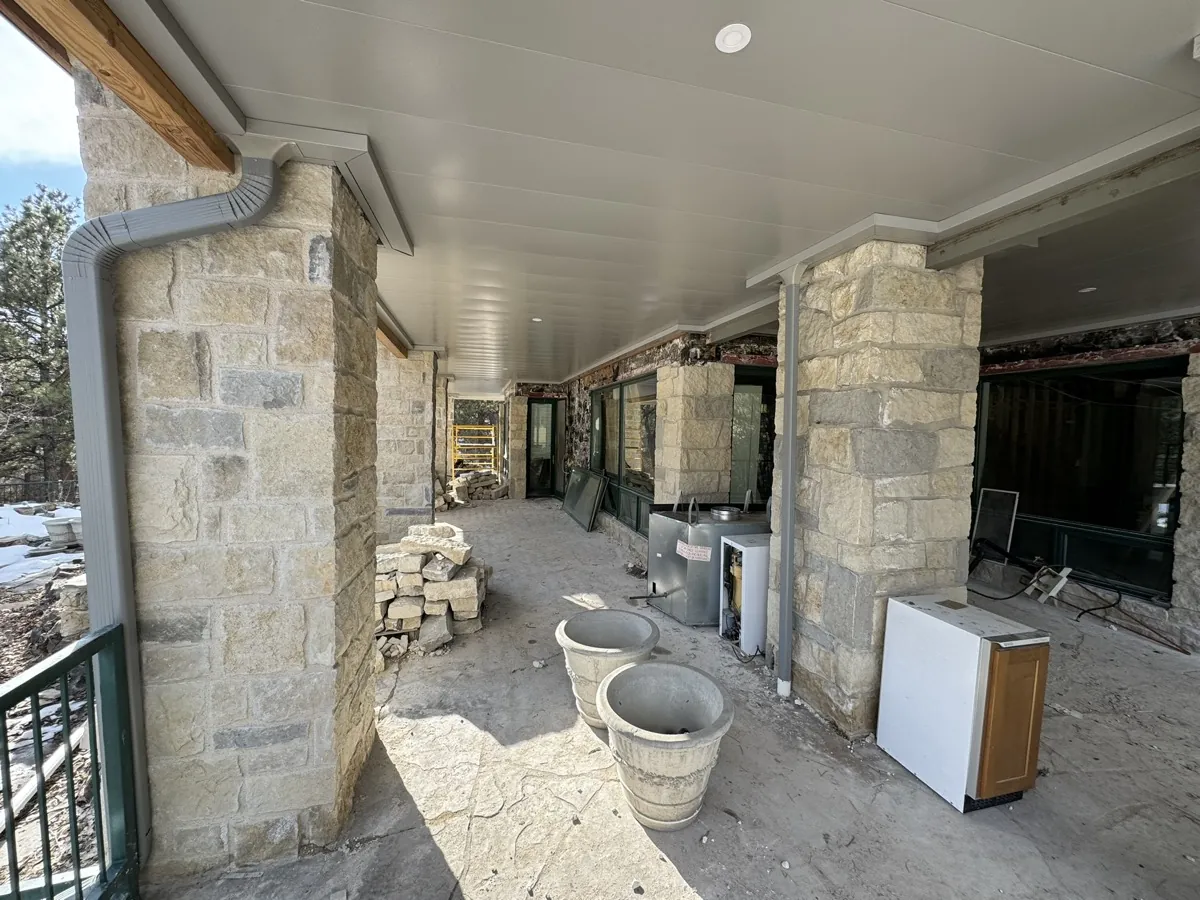 Completed underdeck project, Bailey Colorado