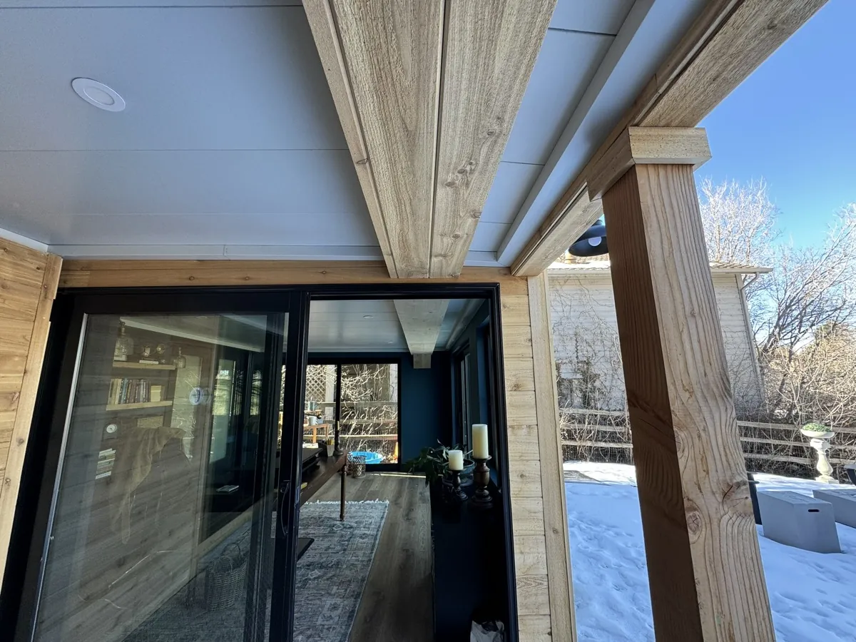 Completed underdeck project, Aspen Park Colorado