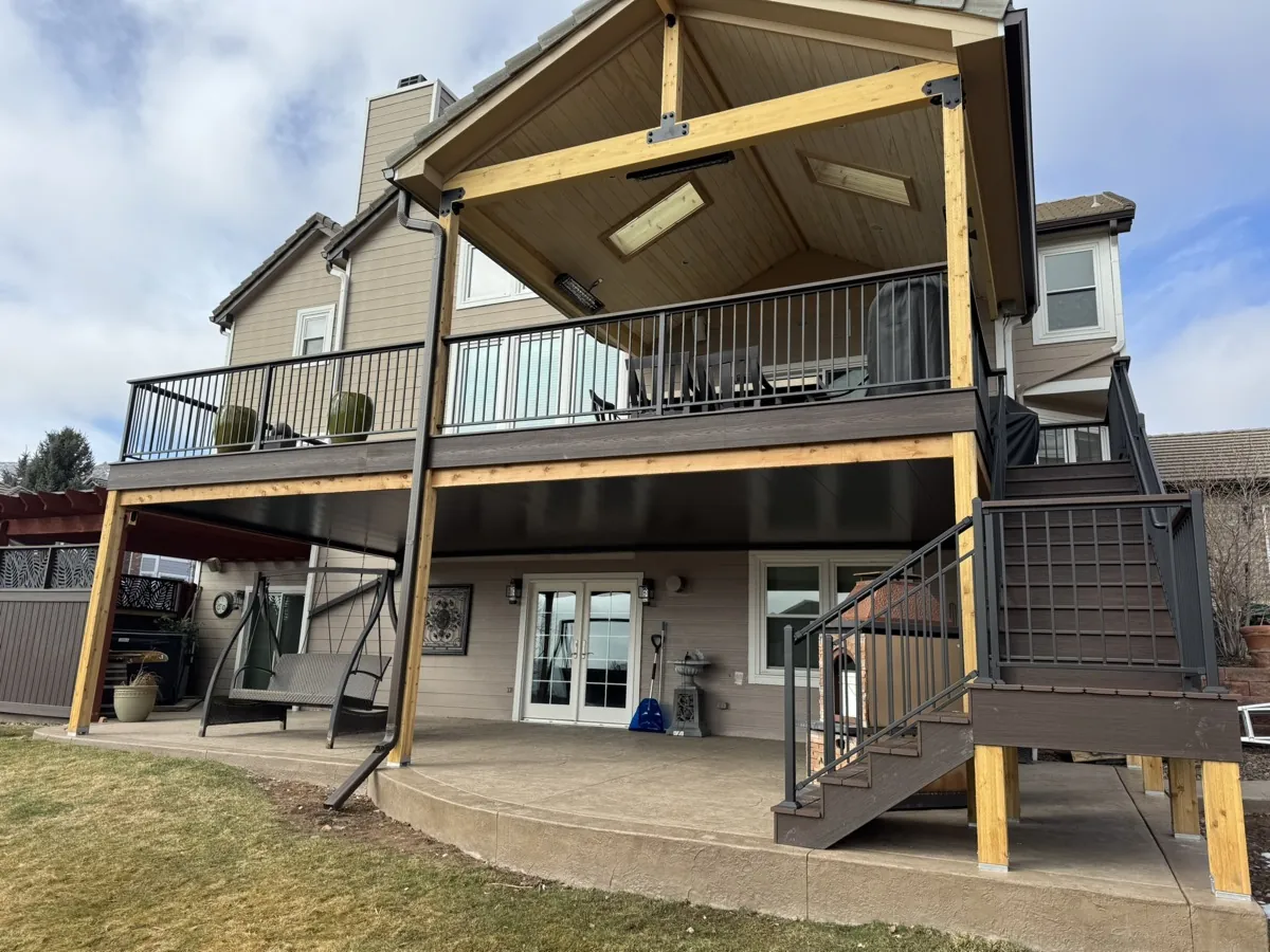 Undercover Systems underdeck installation in Bailey, Colorado