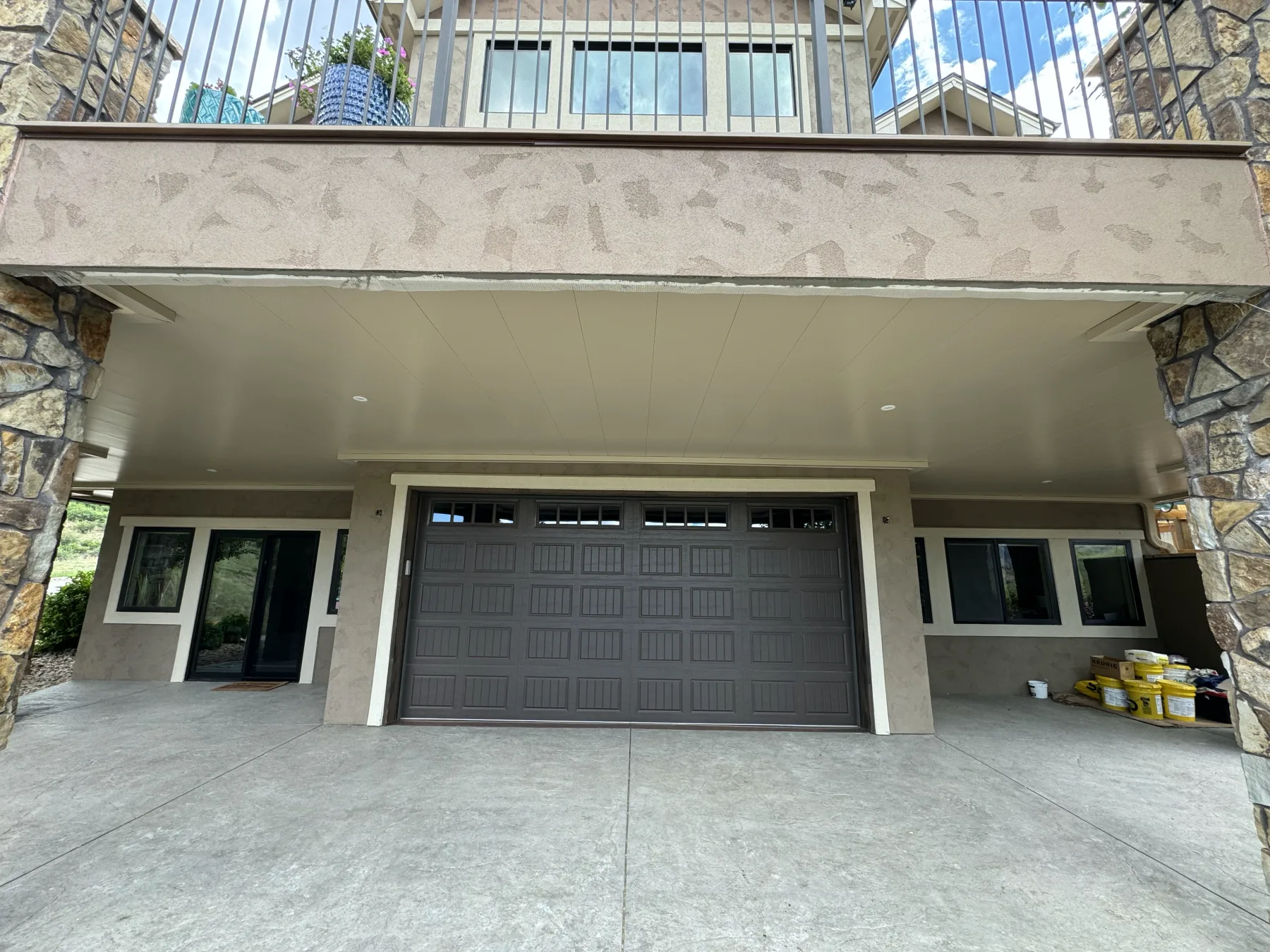 New construction integration with finished Undercover Systems underdeck space, Colorado