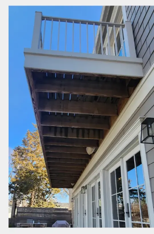 Before: unfinished underdeck area in Colorado