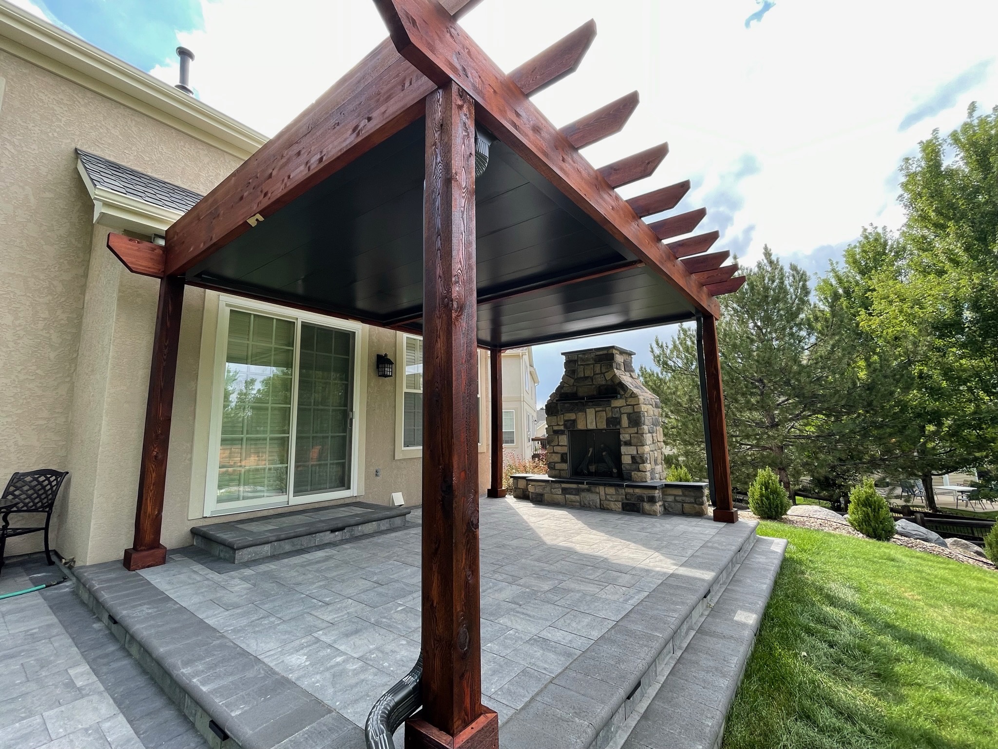 Custom Underdeck Ceiling Systems in your area — from a recent Undercover Systems of Colorado project.